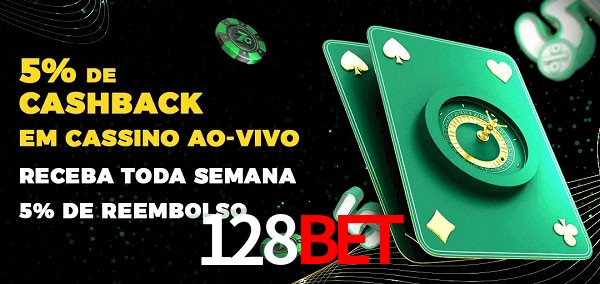 Promoções do cassino ao Vivo 128Bet